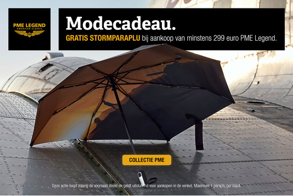 Klaar voor zwaar weer met de gratis PME Legend stormparaplu