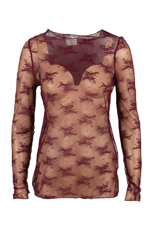 T-shirt met lange mouwen Terra di sienna