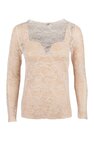 T-shirt met lange mouwen Terra di sienna