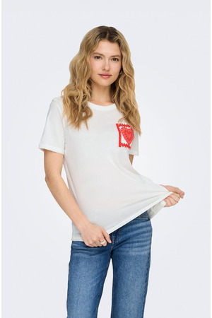 T-shirt korte mouwen Only