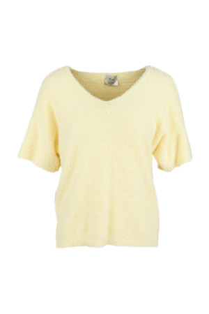 Trui met korte mouwen Terra di sienna