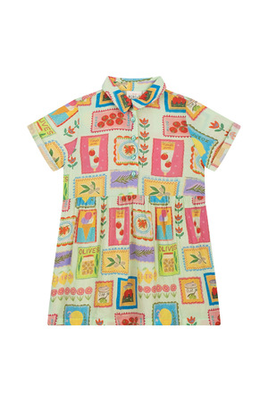 Jurk met korte mouwen mini REBELS