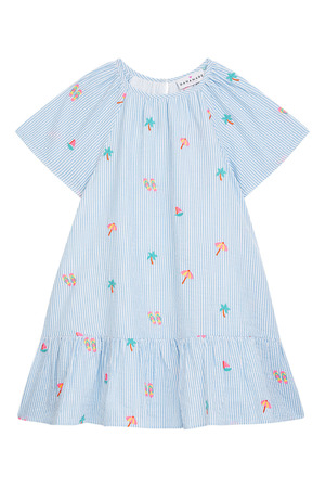 Jurk met korte mouwen Danamade