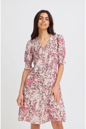 Jurk met korte mouwen Fransa