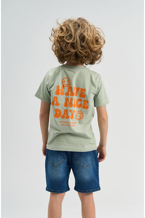 T-shirt met korte mouwen The New