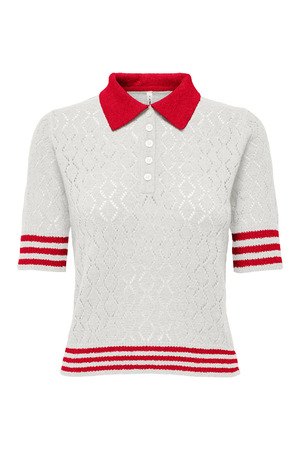 Polo met korte mouwen Only