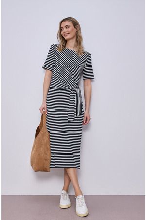 Jurk met korte mouwen Street One