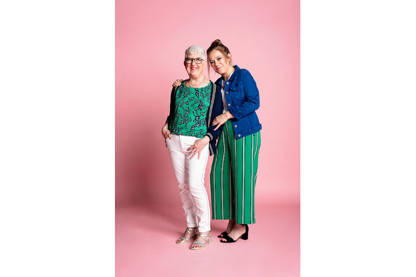 Met mama voor de lens - Michelle & Nicole