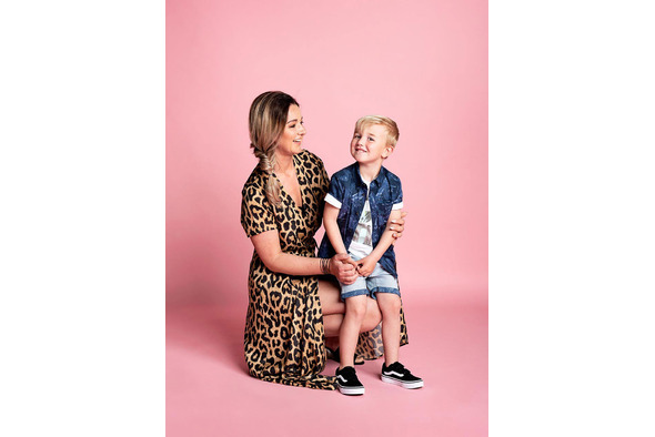 Met mama voor de lens - Marjon & Eben