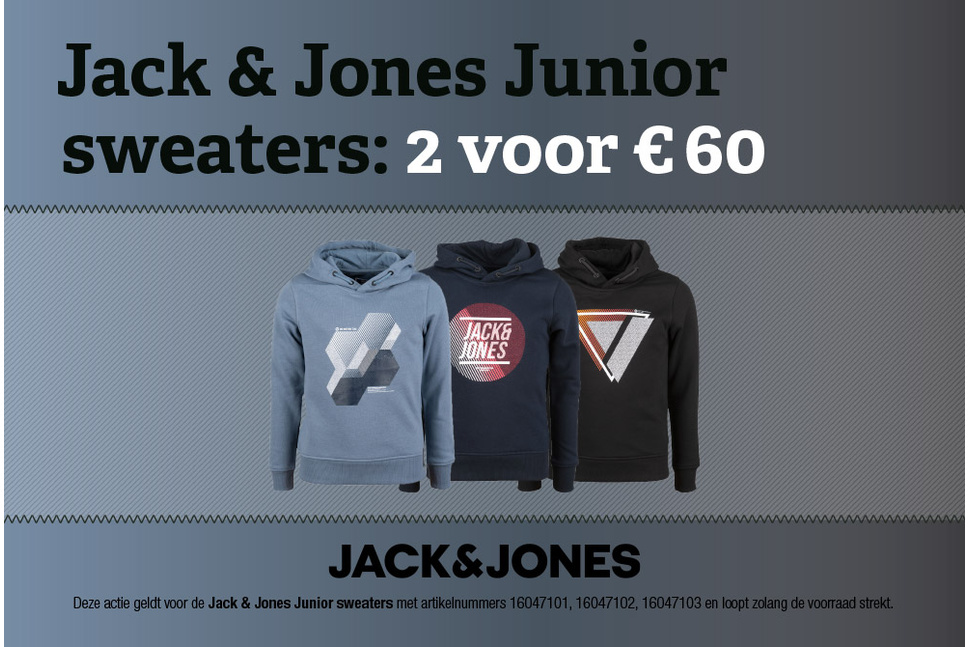 Openbaren Stevig absorptie Jack & Jones sweaters: 2 voor 60 euro