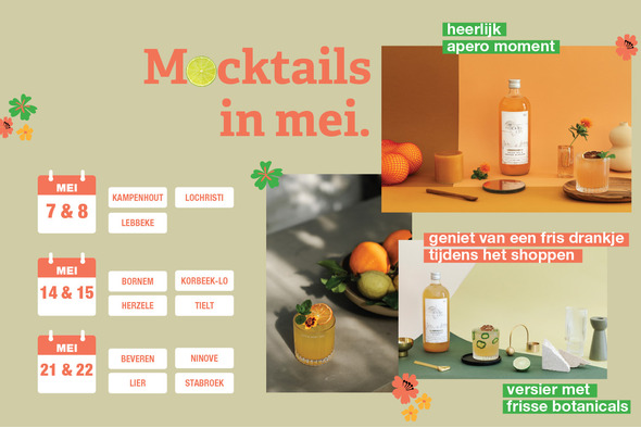 Proef van onze lentemode én onze frisse mocktails