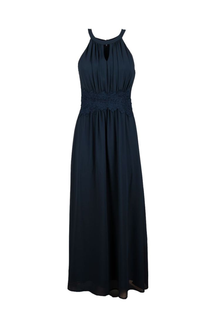 vimilina halterneck maxi dress total eclipse