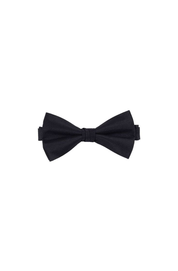 slhkim plain bow tie black