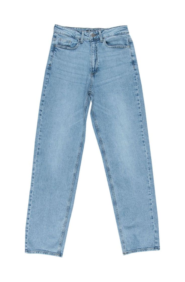 vikelly jaf hw straight jeans light blue deni