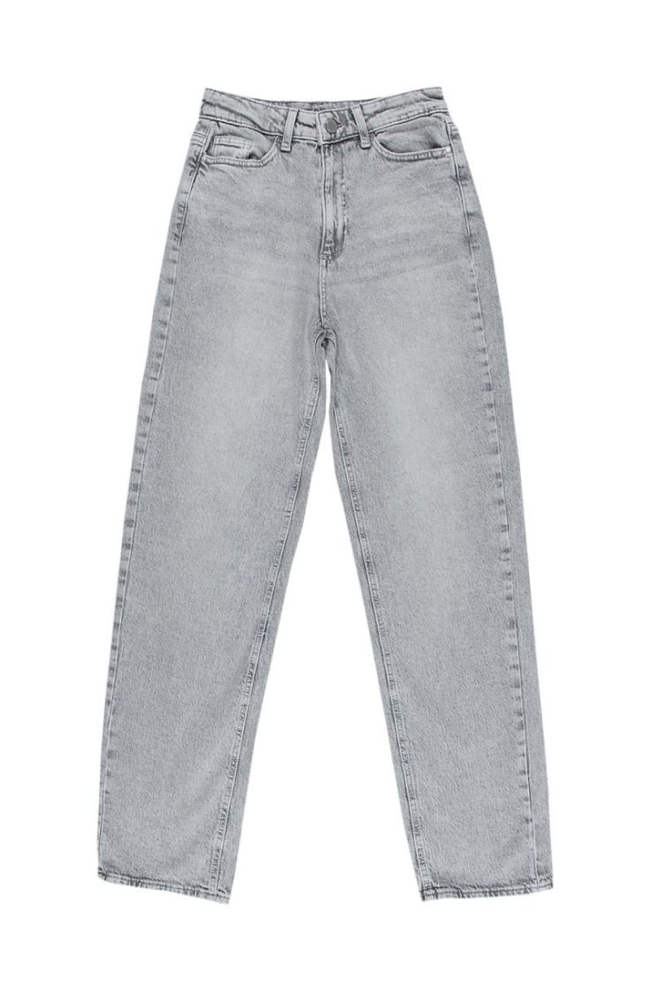 vikelly jaf hw straight jeans light grey deni