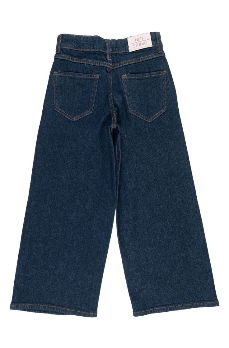 nkfbella hw w pleat jeans 3020 dark blue denim