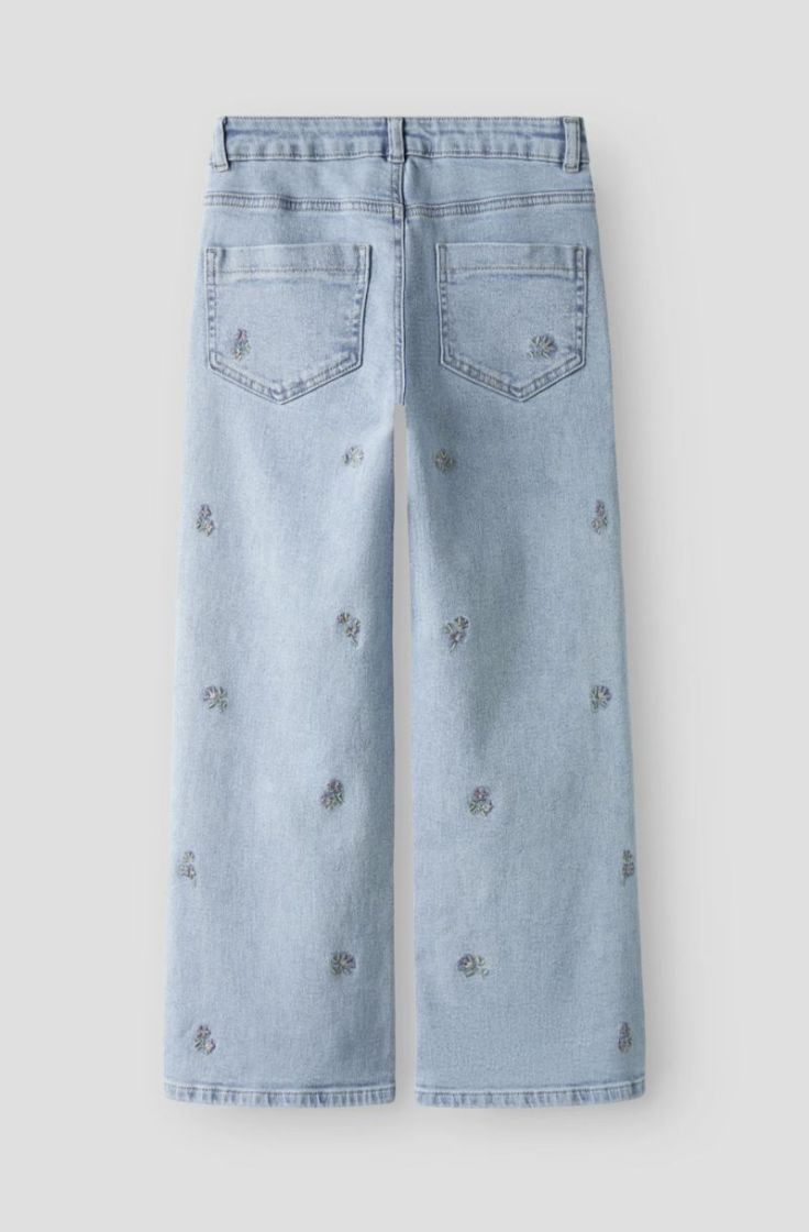nkfrose wide emb jeans 2010-fr light blue deni