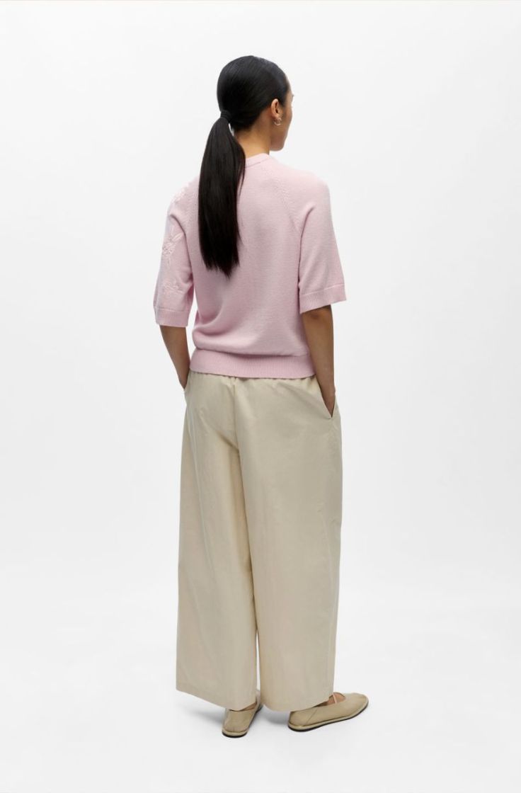 objlaney rubin ss pullover  pale lilac flor