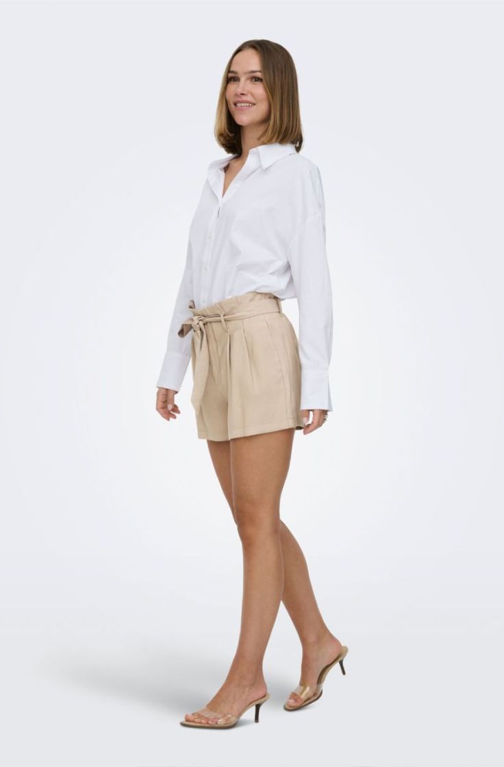 onllalia hw belt shorts pnt silver mink