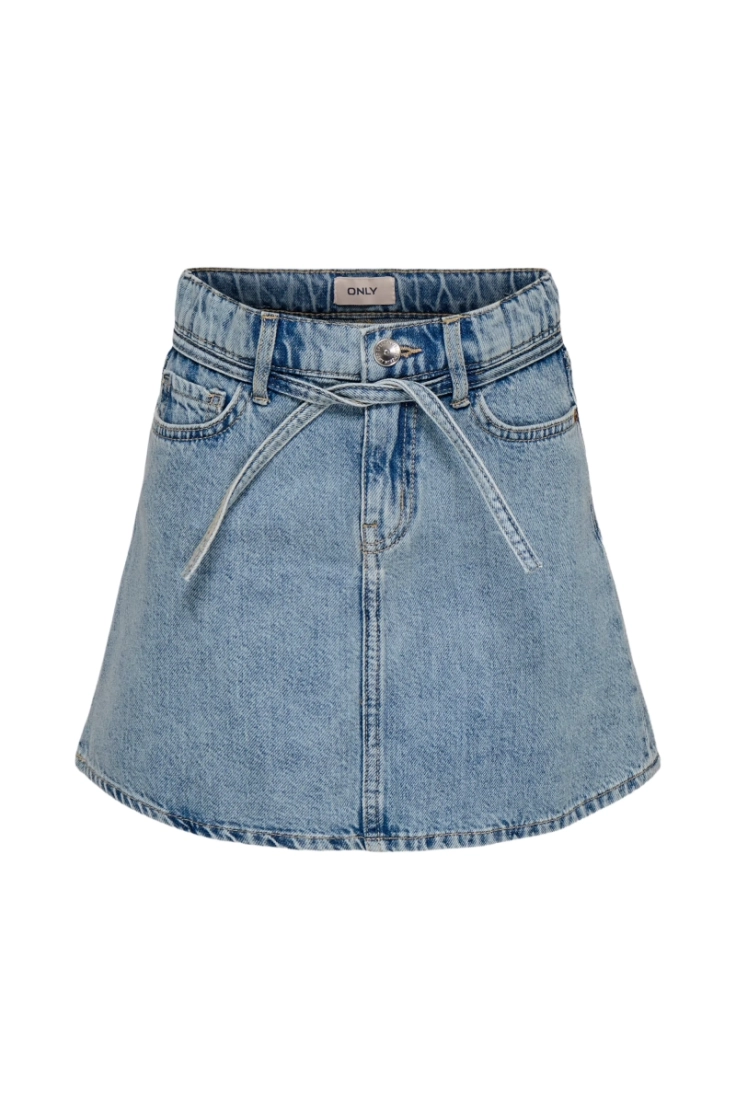 kogeden belt a-skirt dnm pim light blue deni