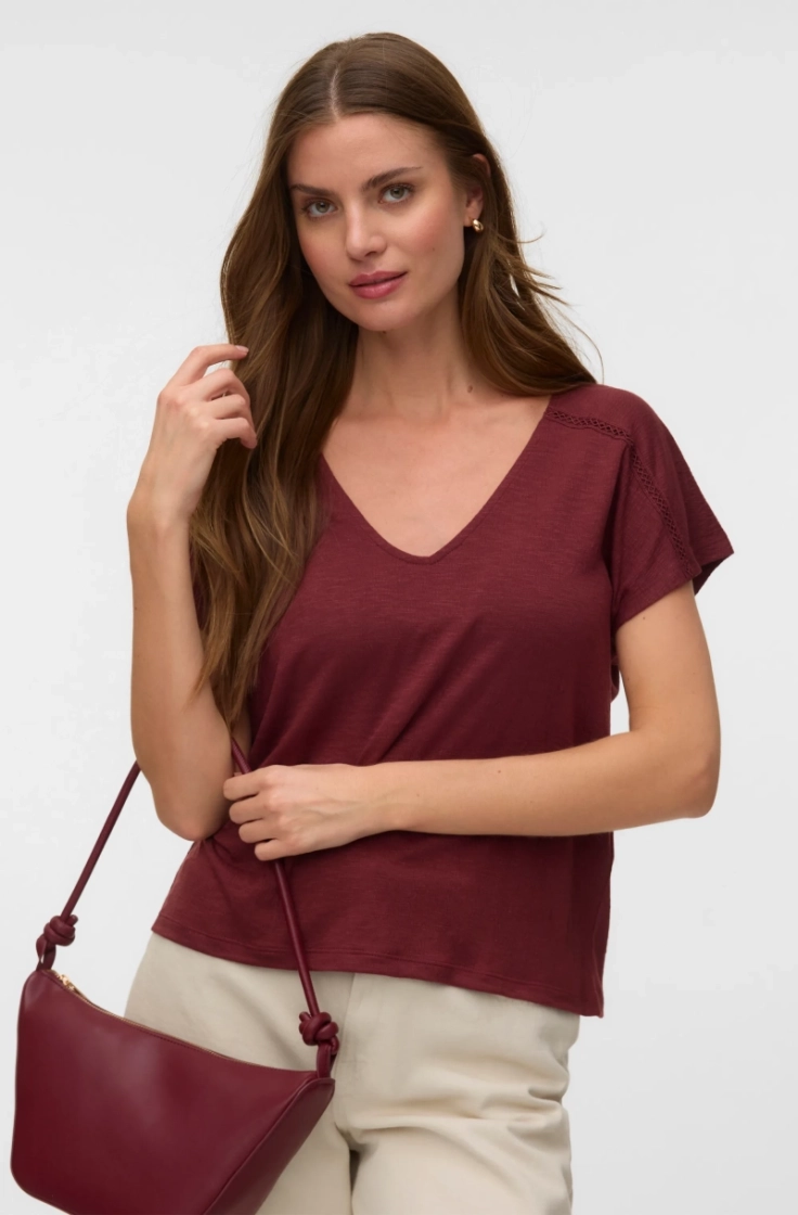 vmlydia cs v-neck top jrs andorra
