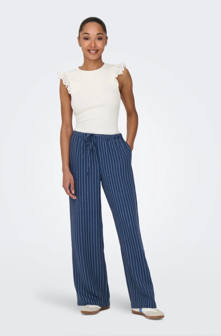 jdypower mw wide pant wvn insignia blue s