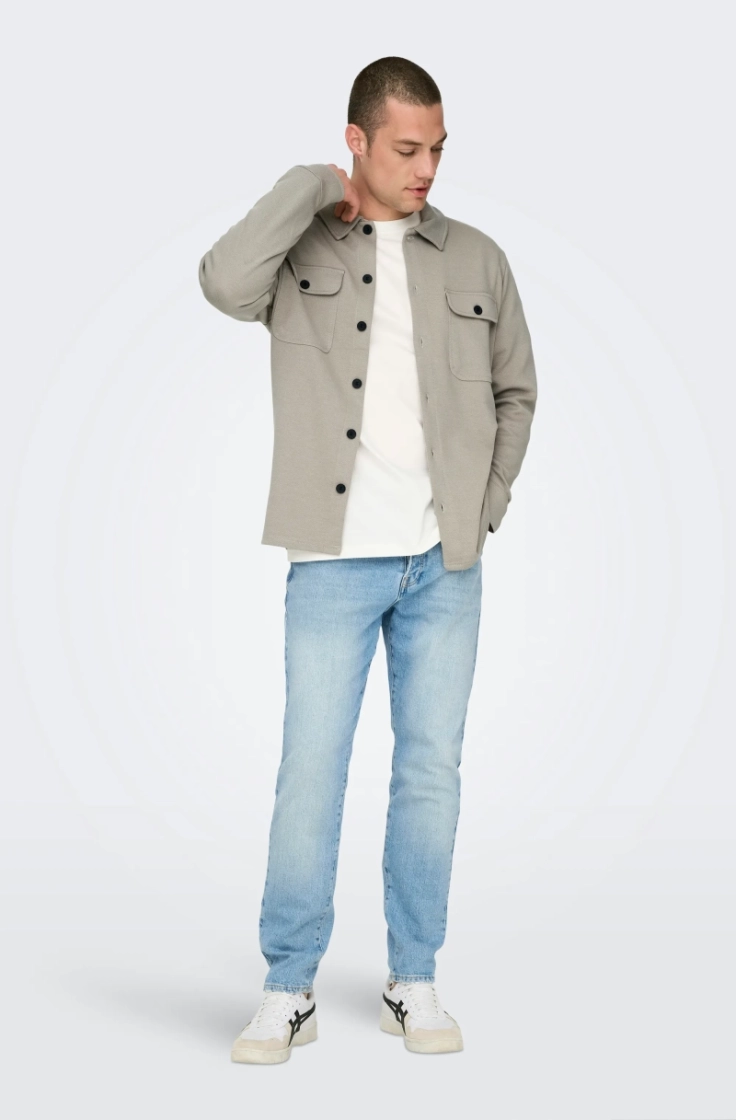 onsnewkodyl overshirt sweat vintage khaki m