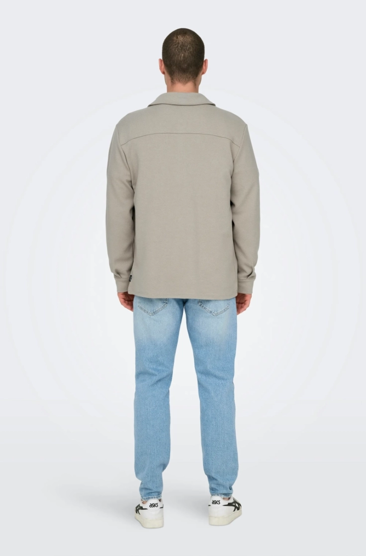 onsnewkodyl overshirt sweat vintage khaki m