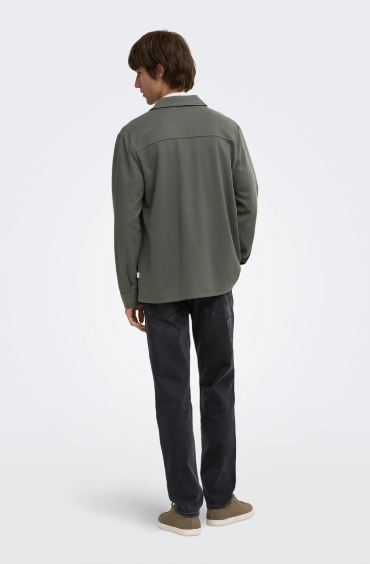 onsnewkodyl overshirt sweat beluga