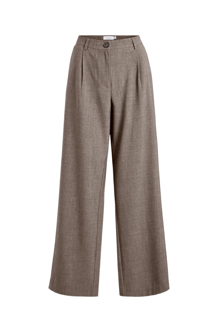 vikari rw wide wvn pant falcon melange