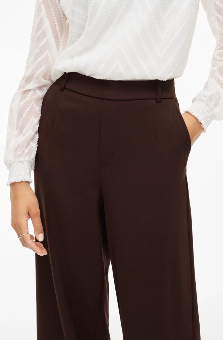 vivarone hw wide pant coffee bean