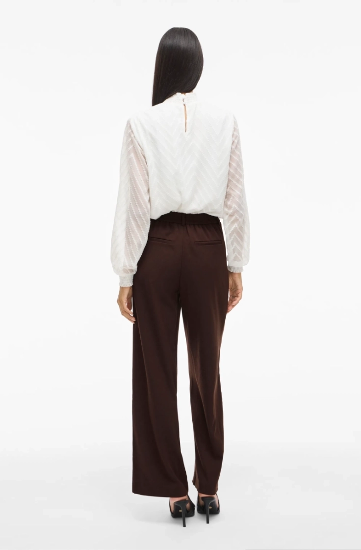 vivarone hw wide pant coffee bean
