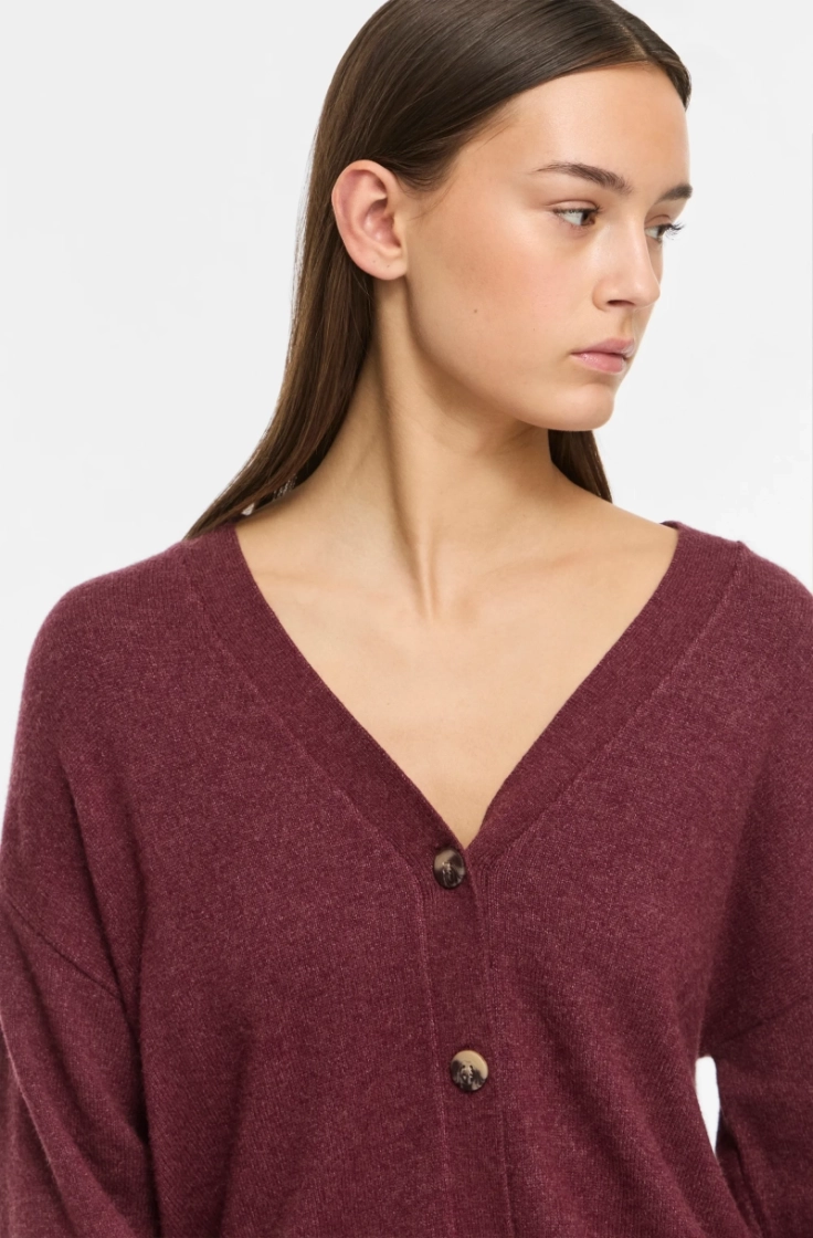 viril v-neck knit cardigan port royale dar