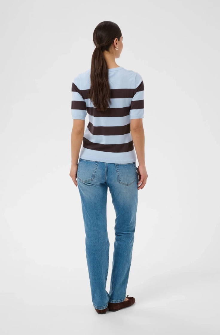 kalizza striped knit 109657 blue fog