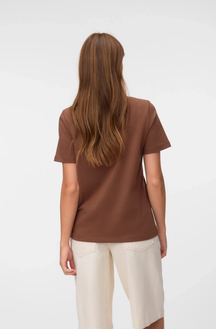 vmirene ss o-nck t-shirt cocoa brown bir