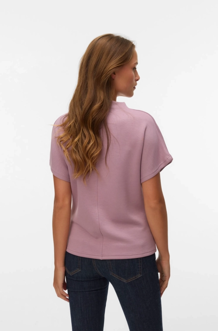 vmhali ss funnel neck top jrs elderberry
