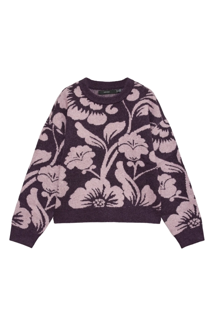 vmettashine ls o-neck pullover sweet grape w.e