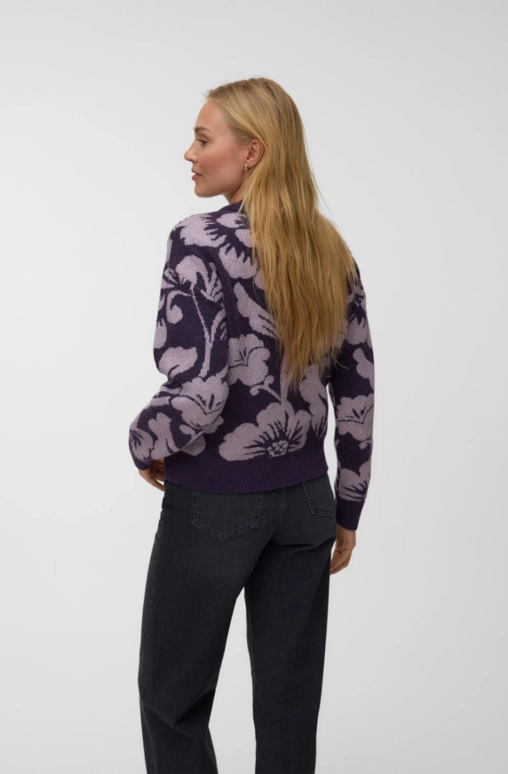 vmettashine ls o-neck pullover sweet grape w.e