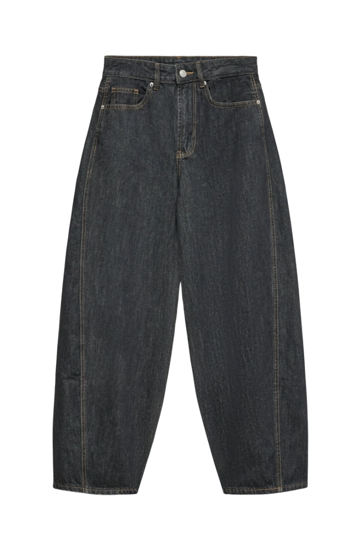 vmzoe mr barrel dnm jeans li22 dark grey denim