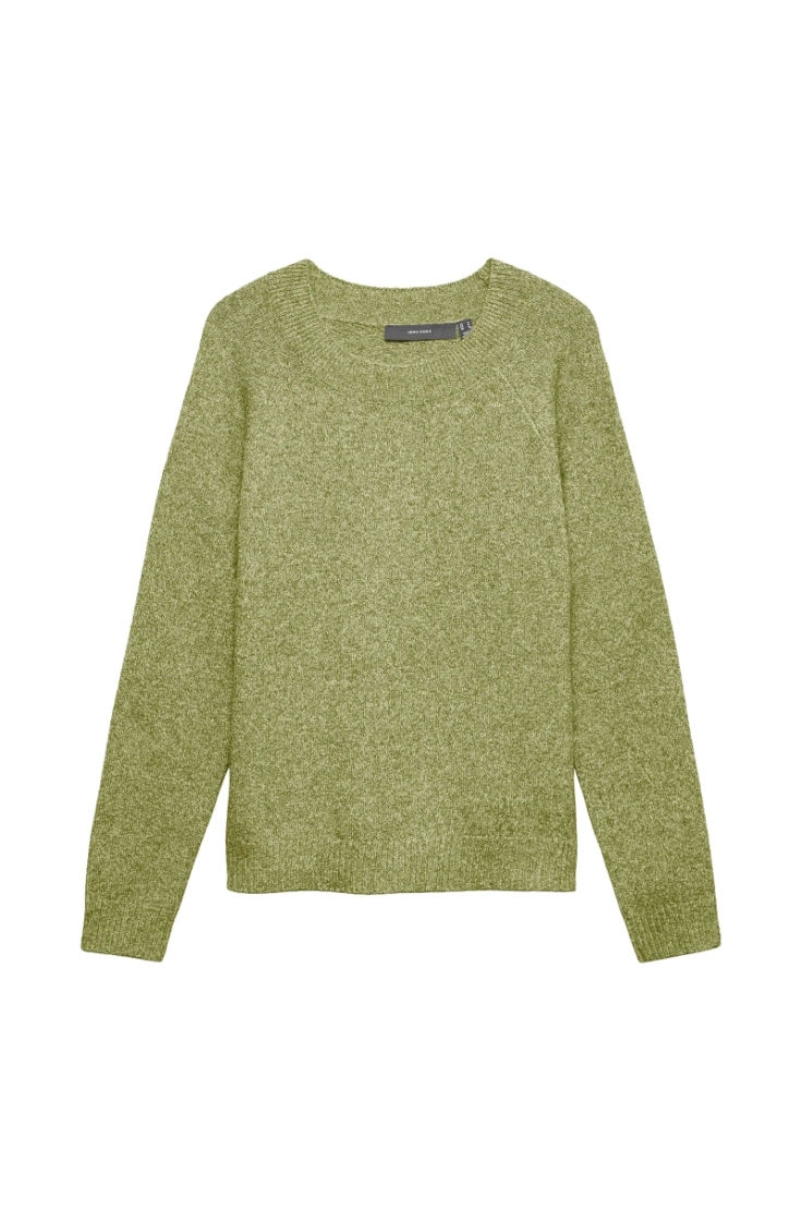 vmdoffy ls o-neck blouse ga sphagnum w.whit