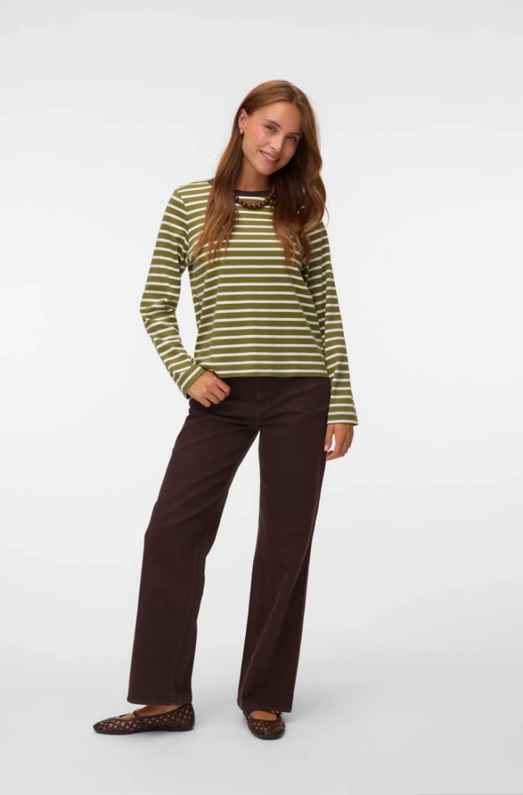 vmtessa hr wide jeans color ga chocolate torte