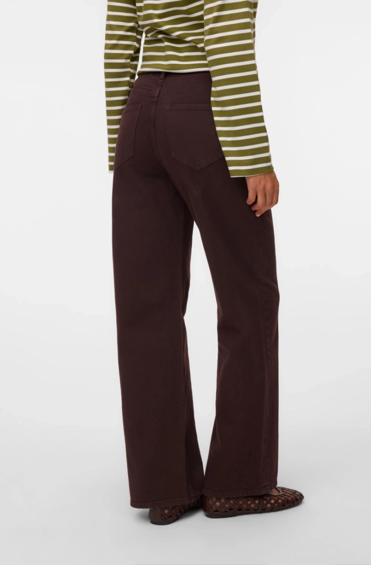 vmtessa hr wide jeans color ga chocolate torte