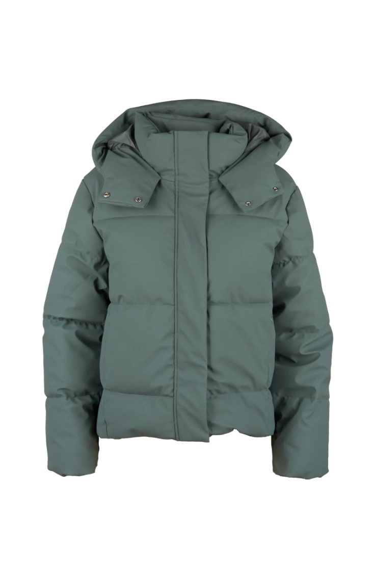 vmgretakylie short coated jack balsam green