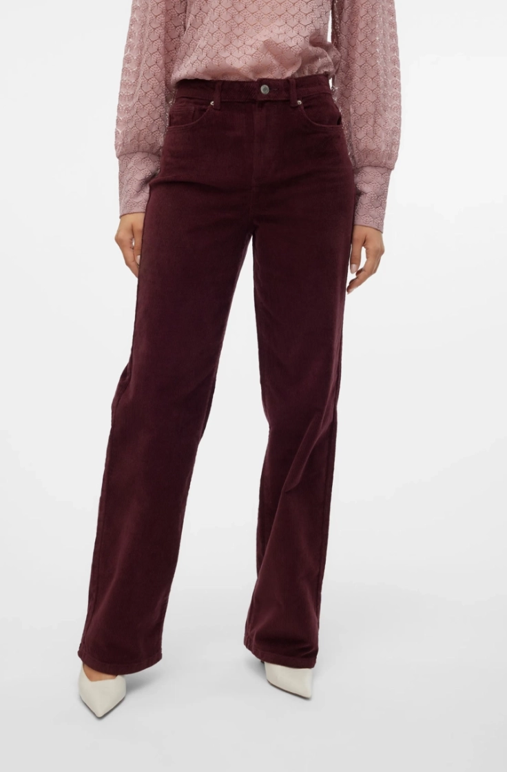 vmtessa hr wide corduroy pants winetasting