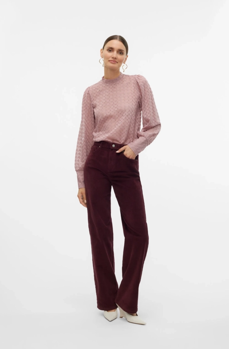 vmtessa hr wide corduroy pants winetasting