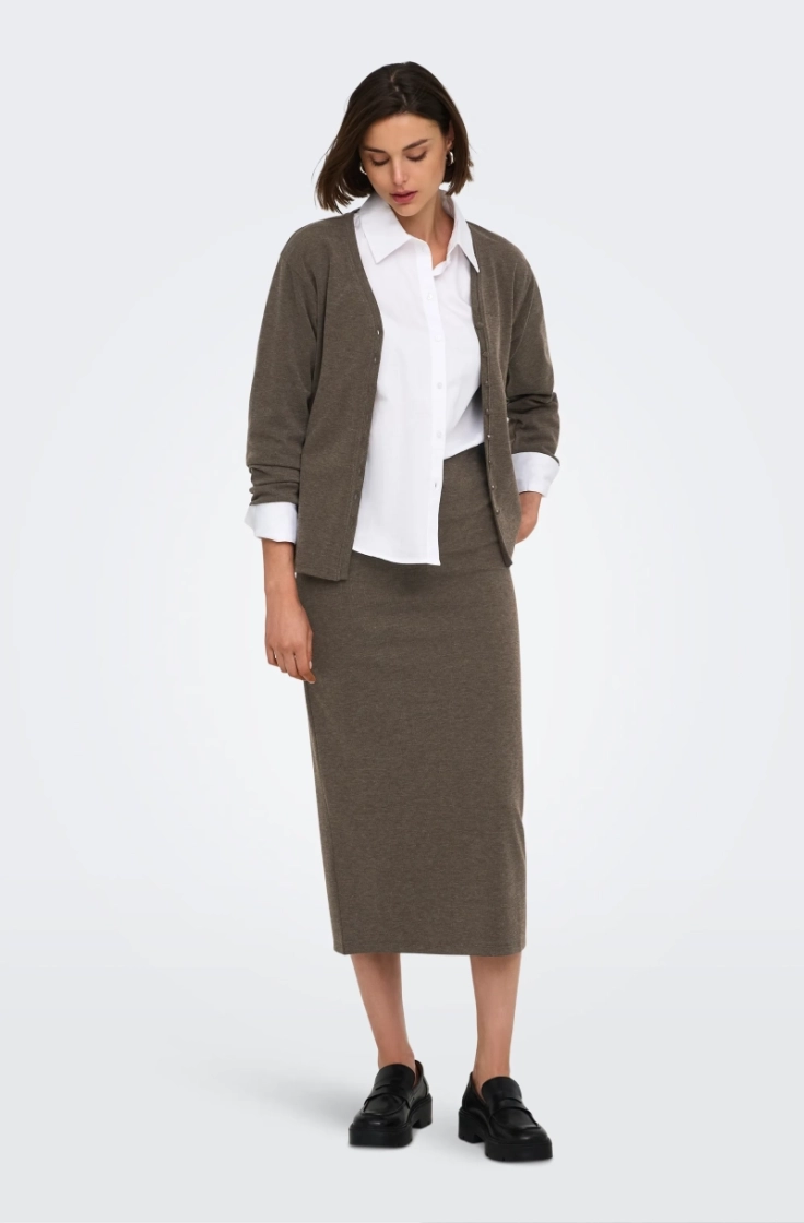 jdyvita life long skirt jrs di coffee bean mel