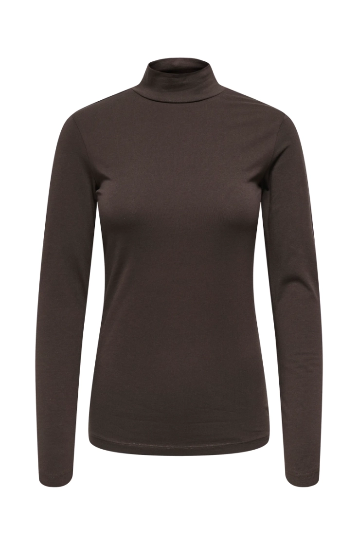 jdyava new turtleneck top jrs  chocolate torte