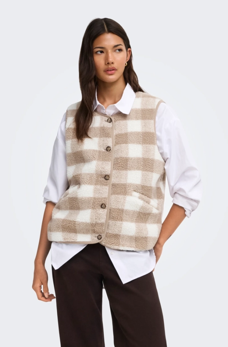 onlbaby teddy vest pnt pumice stone
