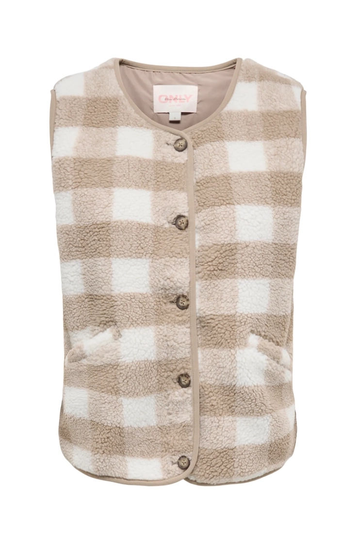 onlbaby teddy vest pnt pumice stone