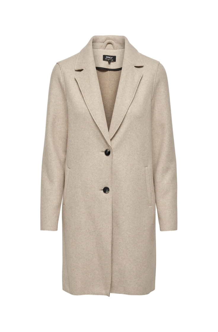 onlcarrie bonded coat otw humus melange